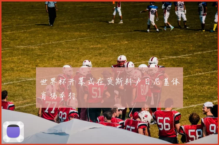 世界杯开幕式在莫斯科卢日尼基体育场举行